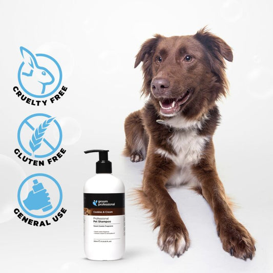 Groom Professional Cookies and Cream Shampoo - Професионален шампоан със сладък аромат на шоколад и ванилия 350 мл
