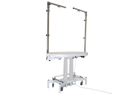 Groom-X Компактна електрическа маса за турнири с осветление - овална