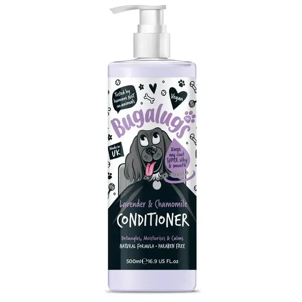 BugaLugs Lavender & Chamomile Dog Conditioner Успокояващ Балсам за кучета с Лавандула и Лайка 500ml
