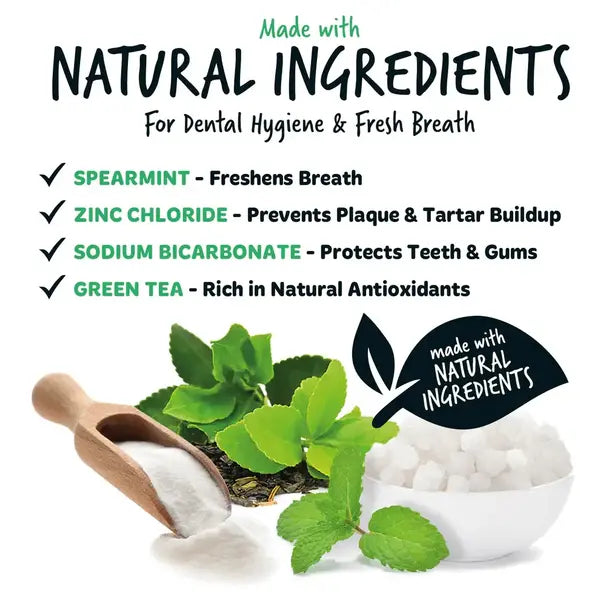 BugaLugs Dental Care Wipes in Fresh Mint for Dogs & Cats Дентални Кърпички за Почистване на Зъби и Венци 75бр