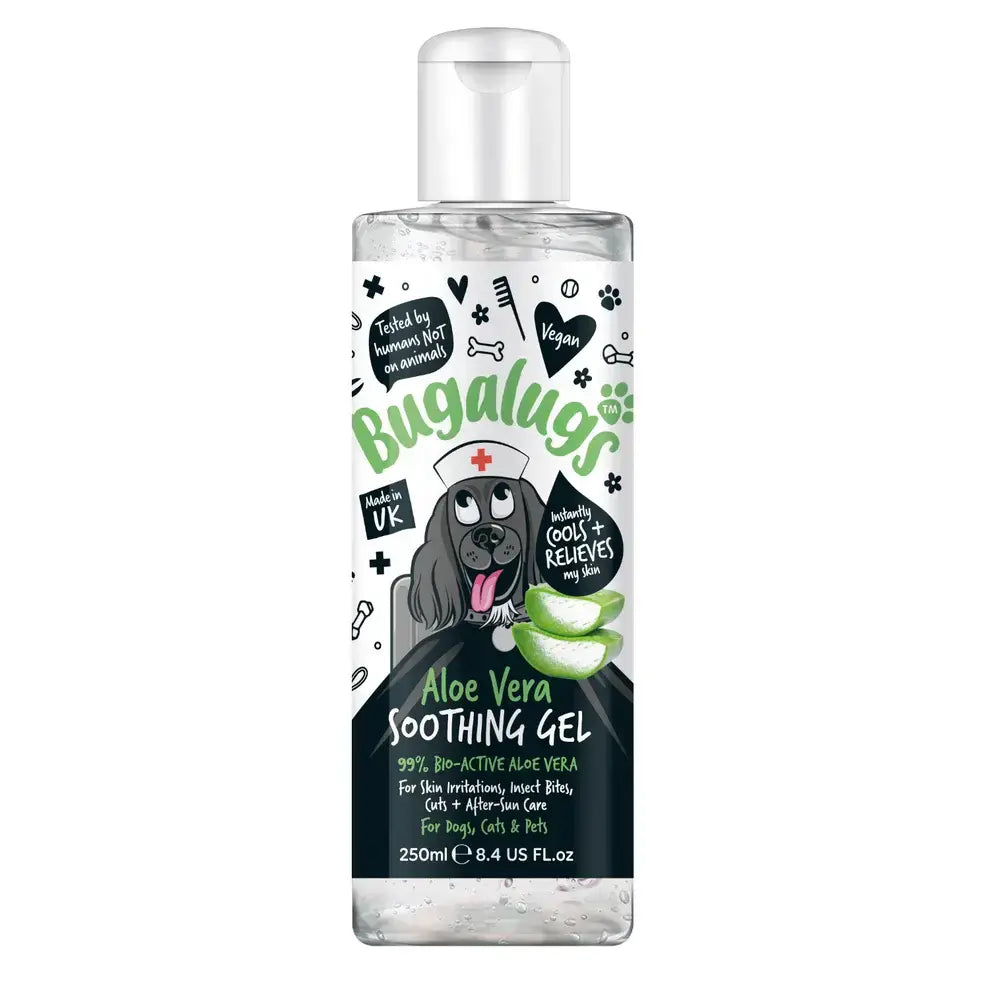 BugaLugs Aloe Vera Soothing Gel for Pets Успокояващ Гел с Алое Вера за кучета и котки 250ml