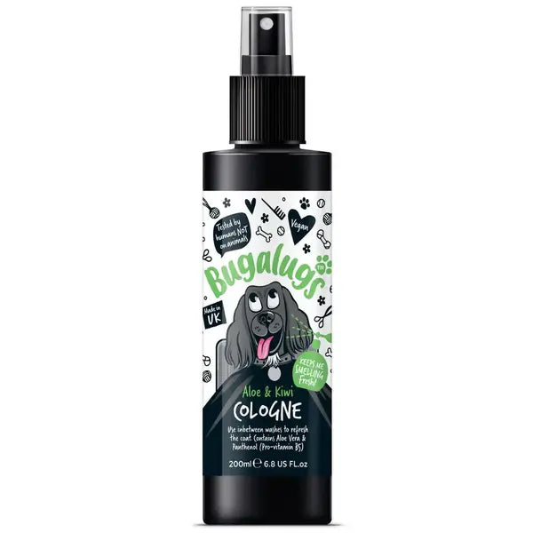 BugaLugs Aloe & Kiwi Dog Cologne Освежаващ Одеколон за Кучета 200ml