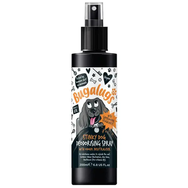 BugaLugs Stinky Dog Deodorising Spray with Odour Neutraliser Дезодориращ Спрей за Кучета 200ml