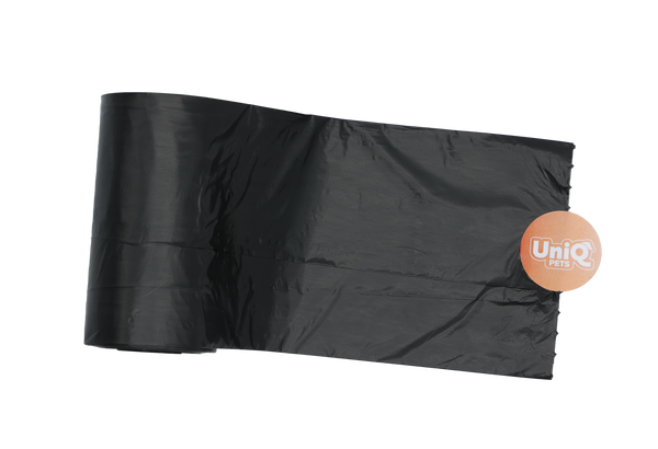 Uniq Pets Dog Poop Bags Woofbag Black 160 Bags - торбички за кучешки разходки