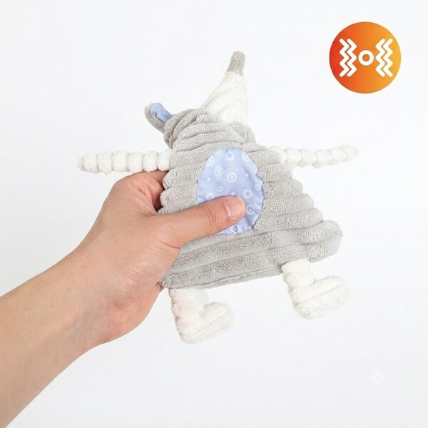 Uniq Pets Plush Dog Toy Rustly Rustling Mouse плюшена шумоляща играчка мишка за кучета, 25 x 16 x 3