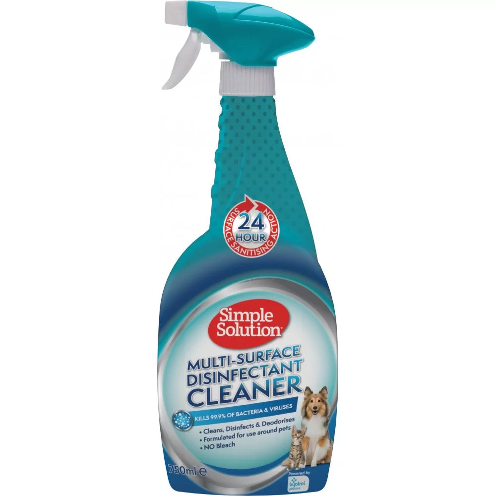 Simple Solution Multi-Surface Disinfectant безопасен дезинфектант 750ml - Груум БГ