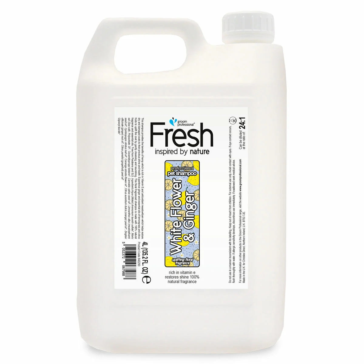 Groom Professional Fresh - Шампоан "Бял Цвят и Джинджифил"