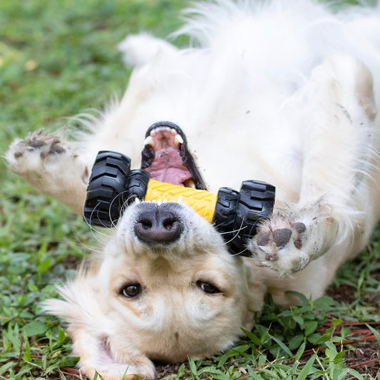 Играчка Tonka Axle Tread с интерактивна хранилка 18cm - Груум БГ