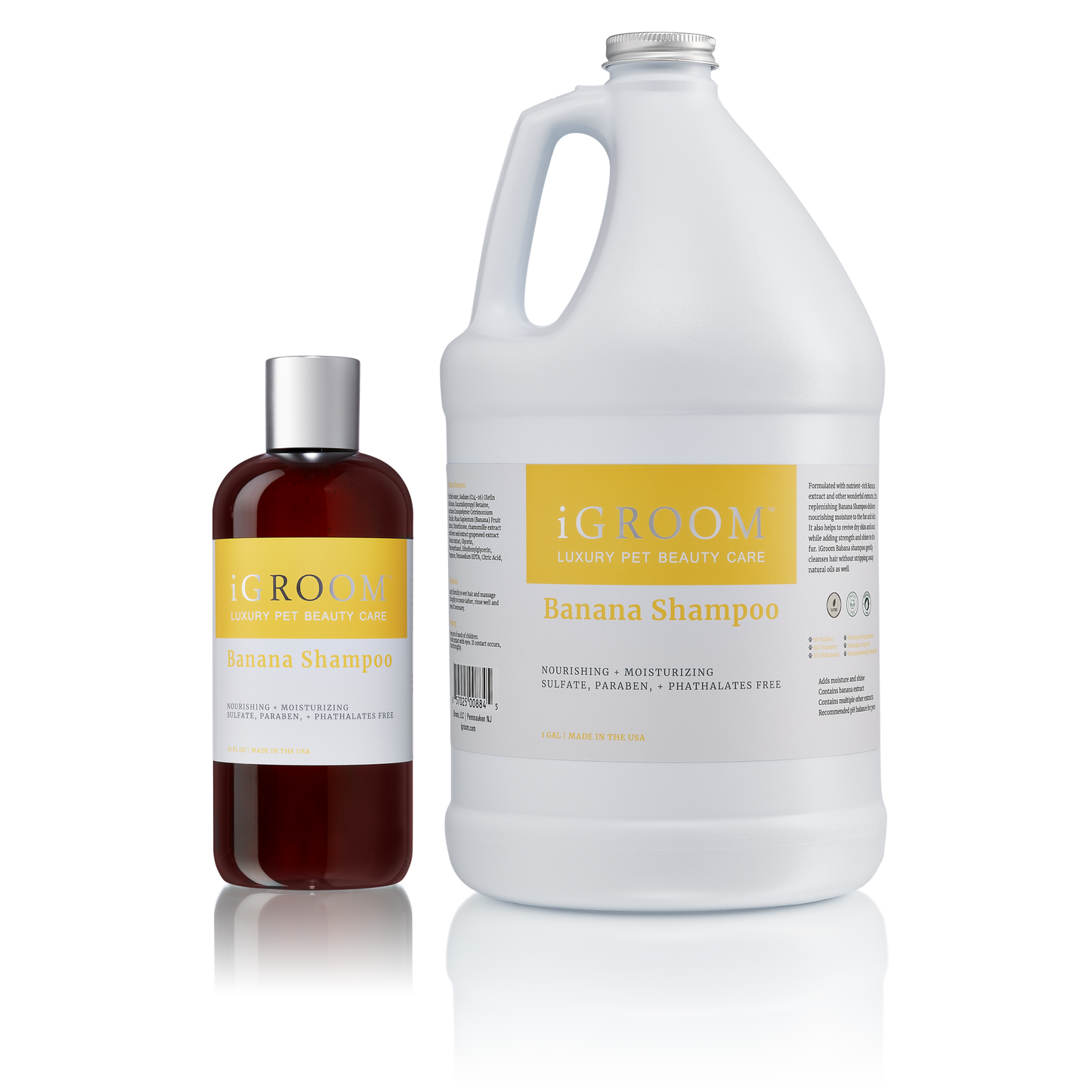 iGroom Banana Shampoo шампоан за хидратация и копринена мекота
