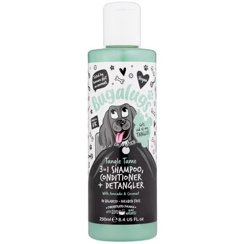 Bugalugs Tangle Tame 3in1 Shampoo, Conditioner & Detangler шампоан 3в1 с авокадо и кокос