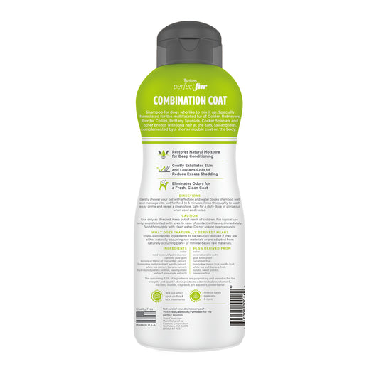 TropiClean PerfectFur Шампоан за Голдън Ретривър, Коли и др.