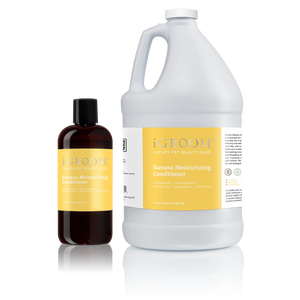iGroom Banana Conditioner for Dogs & Cats, 473 ml