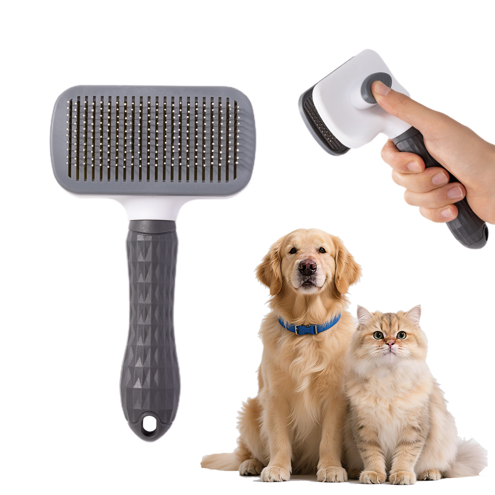 Uniq Pets Grooming BeautyCare Square Comb синя груминг четка за кучета и котки
