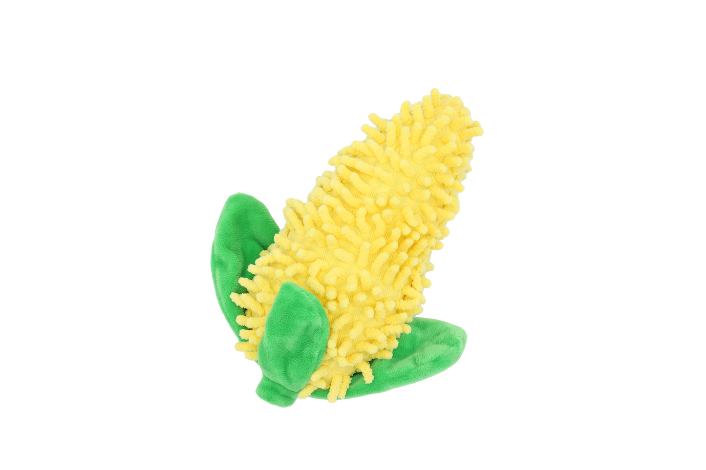 Uniq Pets Squeakies Chenille Corn – плюшена играчка царевица за кучета със звук, 21 × 10 см