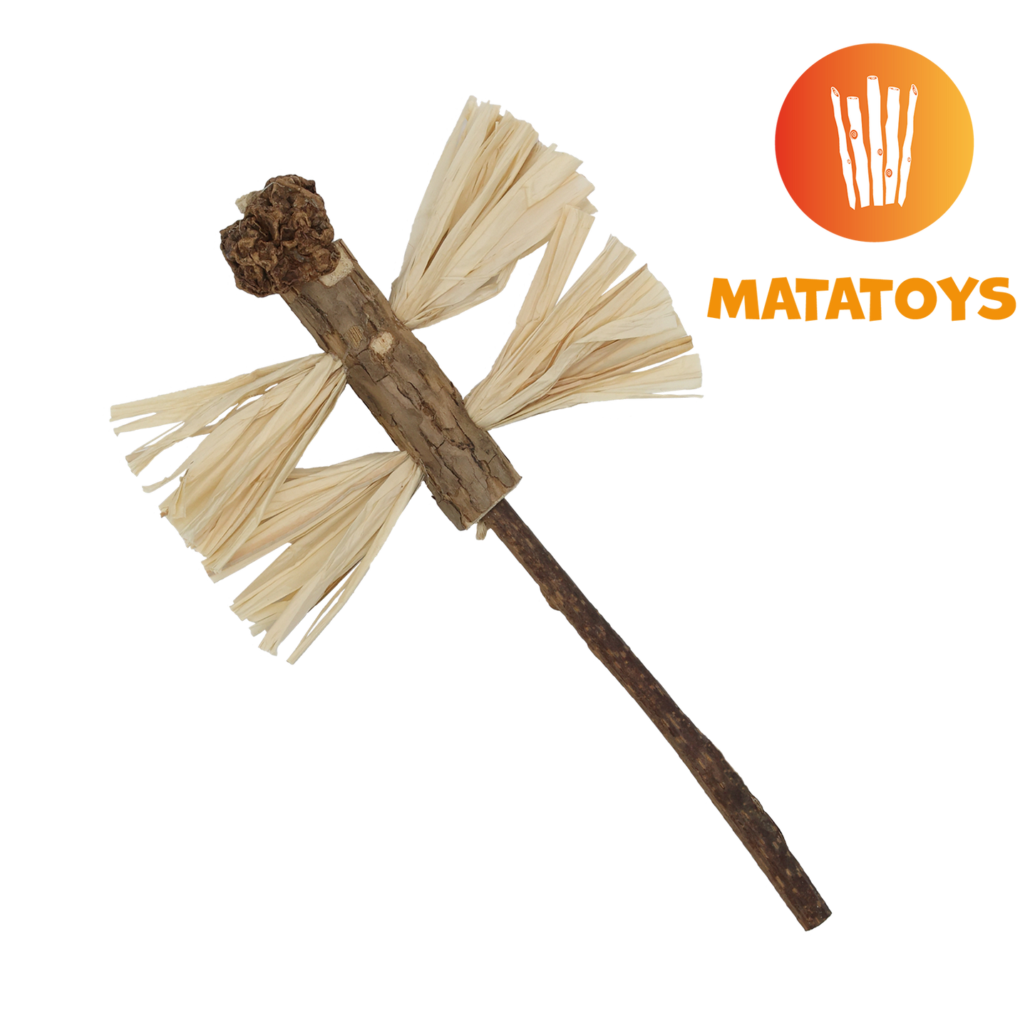 Uniq Pets Matatoys Matatabi Sticks – играчка за котка с мататаби и пискюли, 17,5 см