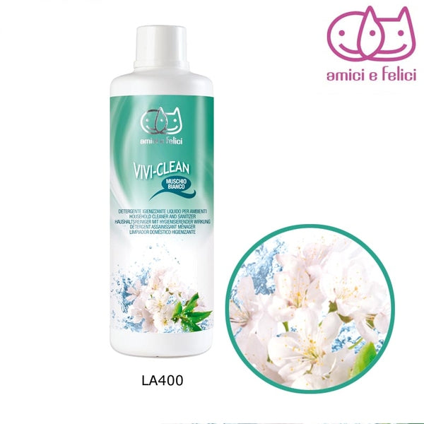 Amici e Felici Household Cleaner and Sanitizer - препарат за почистване и дезинфекциране 1Л - Груум БГ