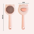 Uniq Pets Grooming BeautyCare Cat-Shaped Comb розов груминг гребен за котки
