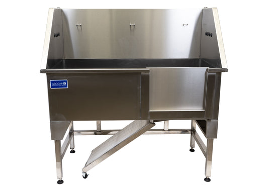 Groom-X Walk-In Tub Inox - Професионална вана за Груминг - Груум БГ