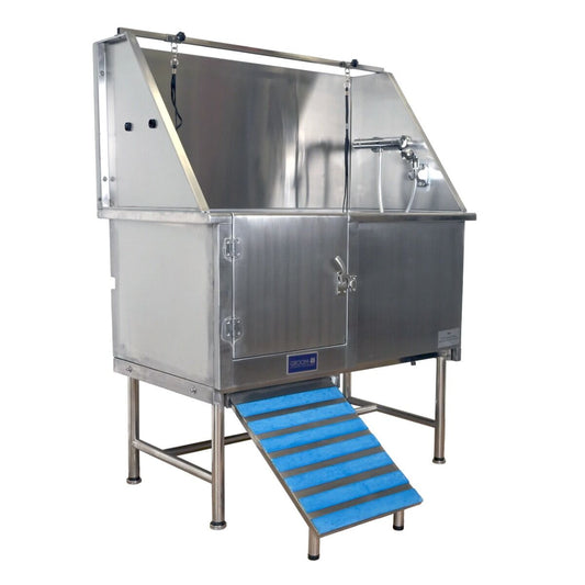 Groom-X Professional Walk-In Stainless Steel Bath - Професионална вана за Груминг - Груум БГ