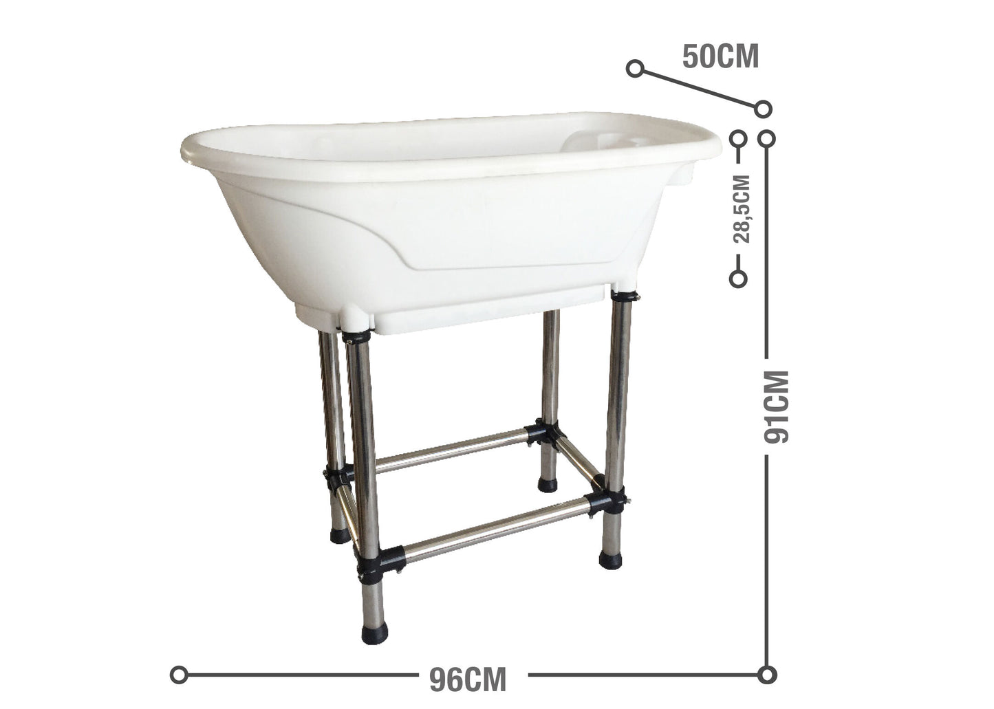 Show Tech Handy Tub M 96x50x91cm Груминг Вана