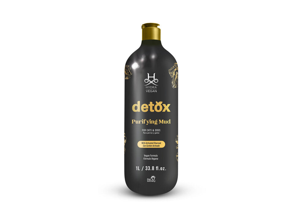 Hydra Vegan Detox Purifying Mud 1L веган детокс маска с активен въглен