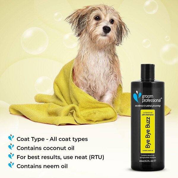Groom Professional Bye Bye Buzz Shampoo 450ml противопаразитен шампоан