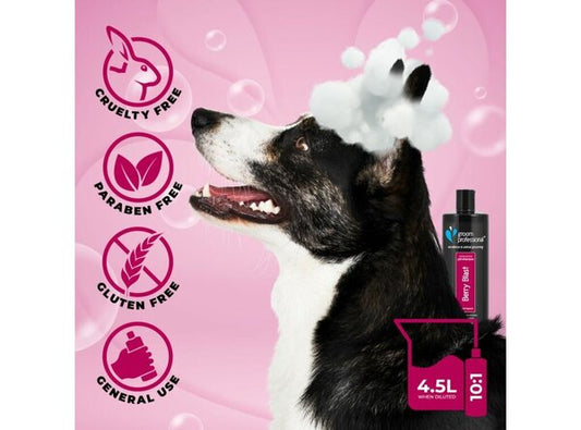 Groom Professional Berry Blast Shampoo 450ml шампоан концентрат 10:1