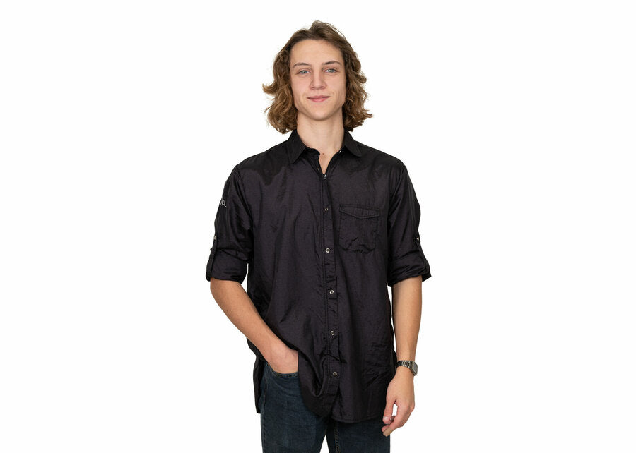 Tikima Ambra Shirt Black Унисекс Професионална работна туника за грумъри