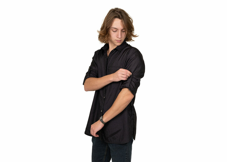 Tikima Ambra Shirt Black Унисекс Професионална работна туника за грумъри