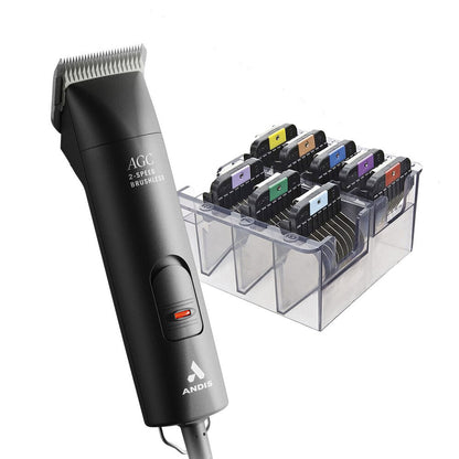 Andis AGC Black Clipper & Wahl Comb Комплект с гребени за подстригване