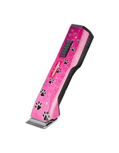 Heiniger Saphir Cordless Pink Paws Clipper (With No.10 Blade) With Heiniger 9 Pc Comb Guide Set машинка в комплект с приставки