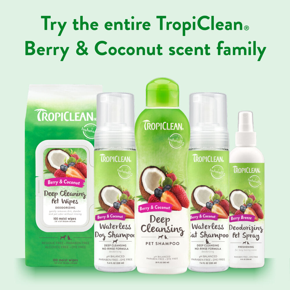 TropiClean Berry & Coconut Deep Cleansing Shampoo 355 ml