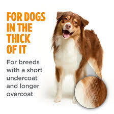 TropiClean PerfectFur Thick Double Coat Shed Reducing Dog Shampoo Шампоан за кучета с гъста, двойна козина 473ml