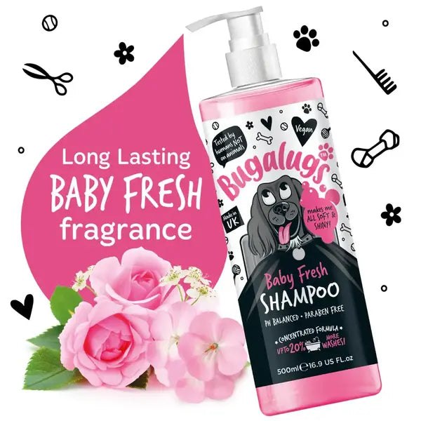 BugaLugs Baby Fresh Dog Shampoo – Шампоан „Baby Fresh“ за кучета
