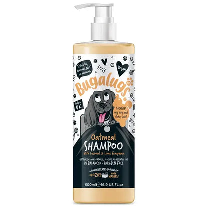 BugaLugs Oatmeal Dog Shampoo – Шампоан с овес за кучета (кокос & лайм)