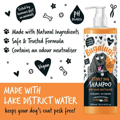 BugaLugs Stinky Dog Deodorising Dog Shampoo – Дезодориращ шампоан за кучета