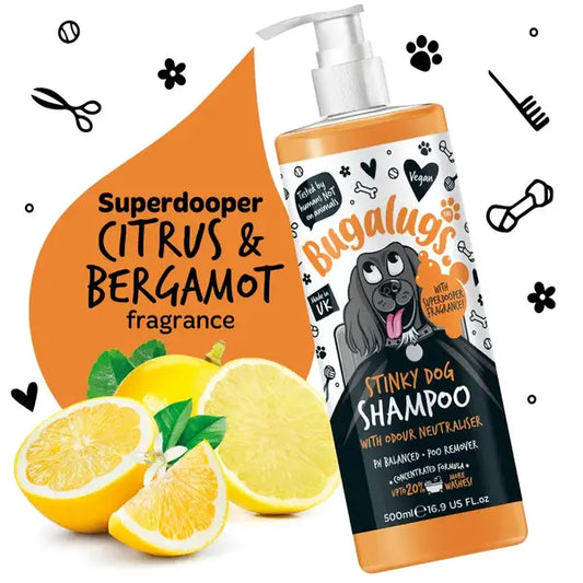 BugaLugs Stinky Dog Deodorising Dog Shampoo – Дезодориращ шампоан за кучета