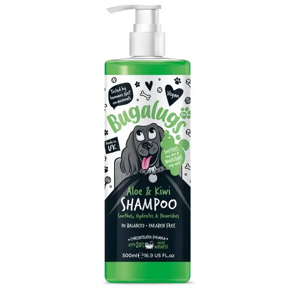 BugaLugs Aloe & Kiwi Хидратиращ Шампоан за Кучета