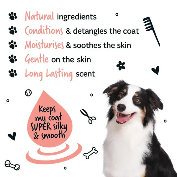 BugaLugs Luxury Papaya & Coconut Dog Conditioner Хидратиращ Балсам за кучета с Папая и Кокос 500ml