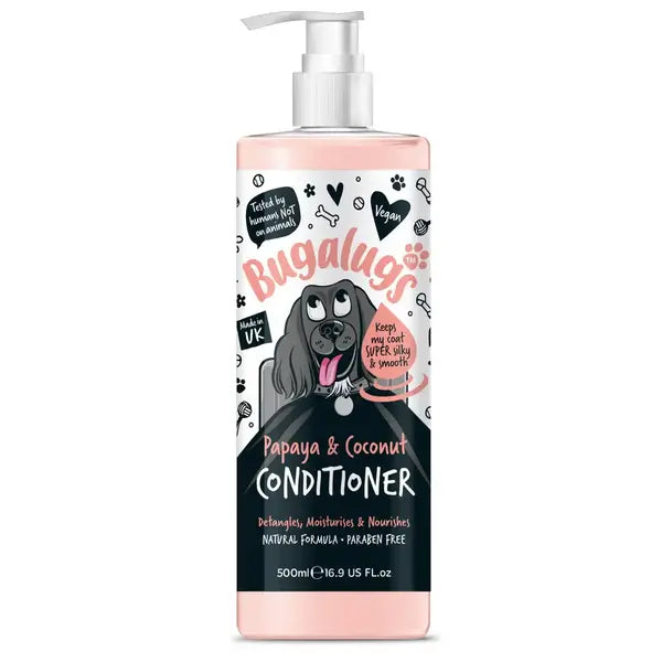 BugaLugs Luxury Papaya & Coconut Dog Conditioner Хидратиращ Балсам за кучета с Папая и Кокос 500ml
