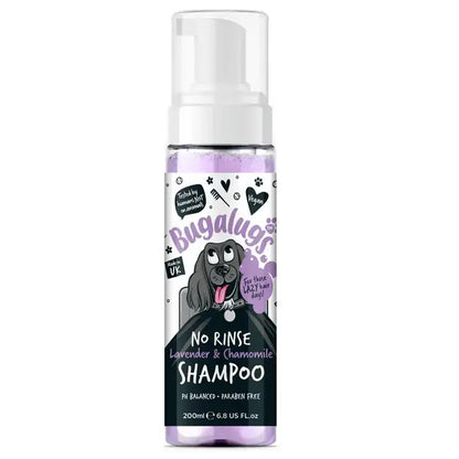 BugaLugs No Rinse Lavender & Chamomile Dog Shampoo Успокояващ Сух Шампоан с Лавандула и Лайка 200ml