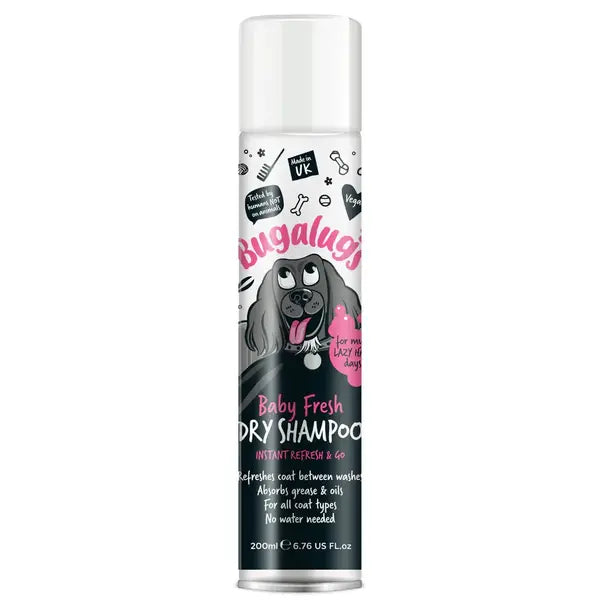 BugaLugs Baby Fresh Dry Shampoo for Dogs Сух Шампоан - Пудра без Изплакване 200ml