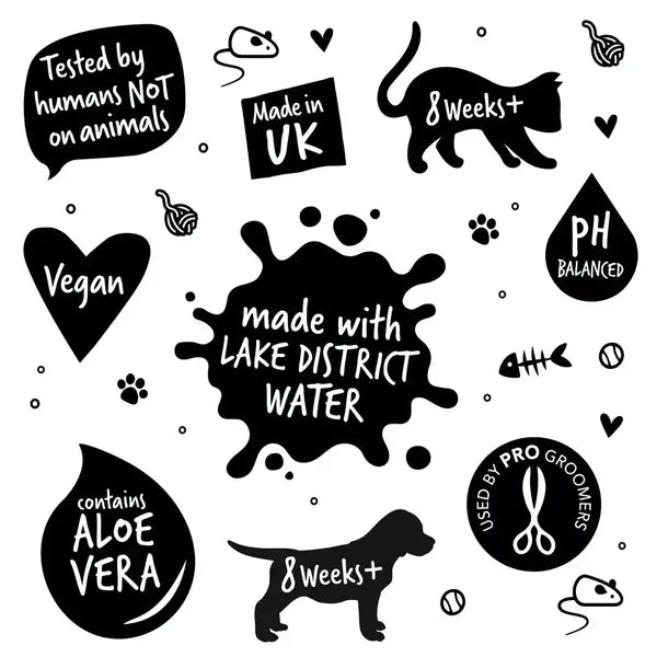 BugaLugs No Rinse Medi Fresh Shampoo for Dogs & Cats сух шампоан пяна без изплакване 200ml