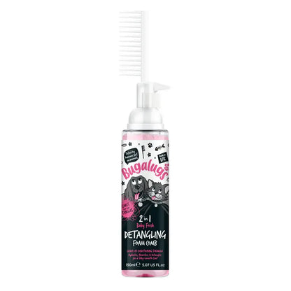 BugaLugs 2 in 1 Baby Fresh Detangling Foam Comb for Dogs & Cats Пяна за Разресване 2в1 с Гребен 150ml