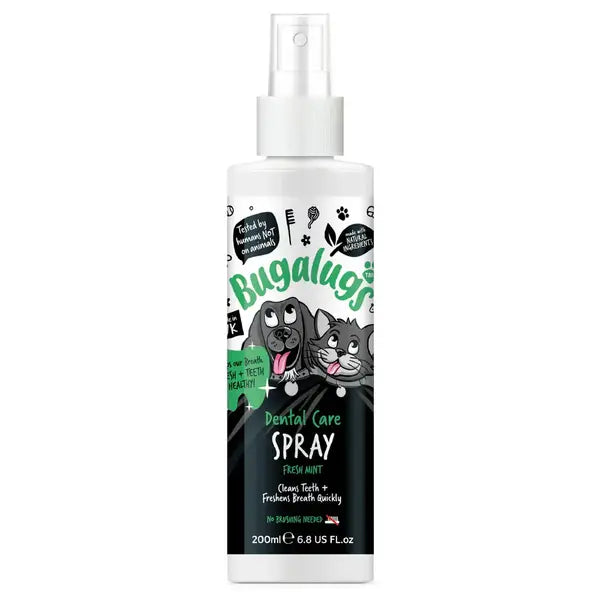 BugaLugs Dental Care Spray Fresh Mint for Dogs & Cats Дентален Спрей за Свеж Дъх и Почистване 200ml