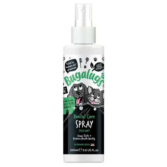 BugaLugs Dental Care Spray Fresh Mint for Dogs & Cats Дентален Спрей за Свеж Дъх и Почистване 200ml