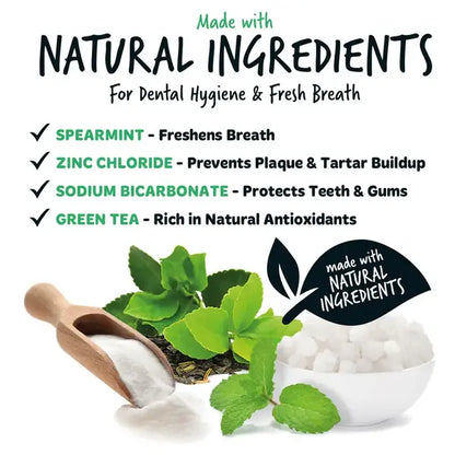 BugaLugs Dental Care Wipes in Fresh Mint for Dogs & Cats Дентални Кърпички за Почистване на Зъби и Венци 75бр