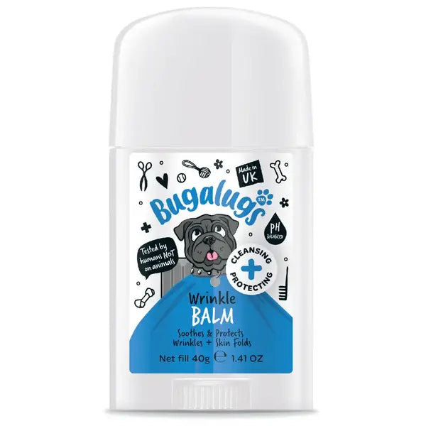 BugaLugs Wrinkle Balm Stick for Dogs Натурален Балсам за Кожни Гънки 40gr