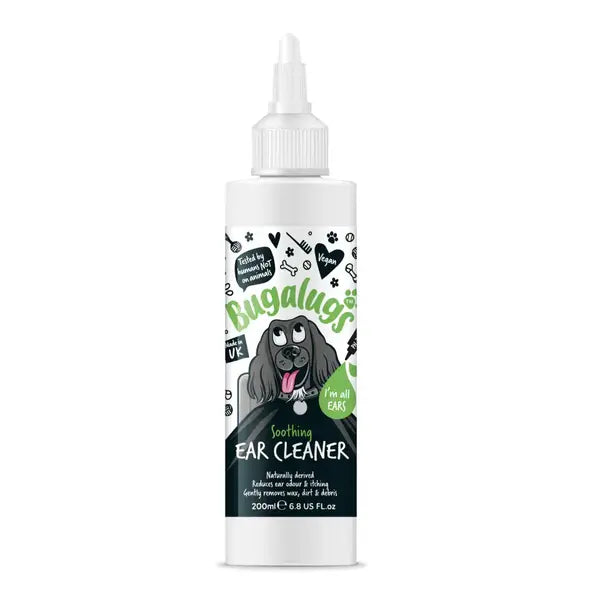 BugaLugs Soothing Ear Cleaner Solution for Dogs Разтвор за Почистване на Уши за Кучета 200ml