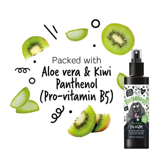 BugaLugs Aloe & Kiwi Dog Cologne Освежаващ Одеколон за Кучета 200ml